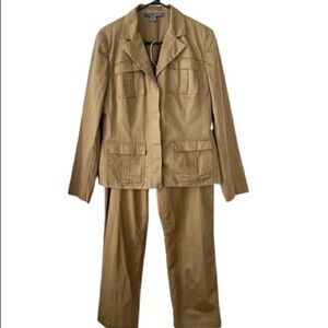 TEENFLO KAKI PANT SUIT 100% COTTON MADE IN CANADA